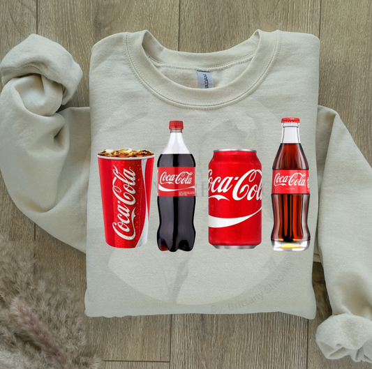 Soda pop sweatshirt