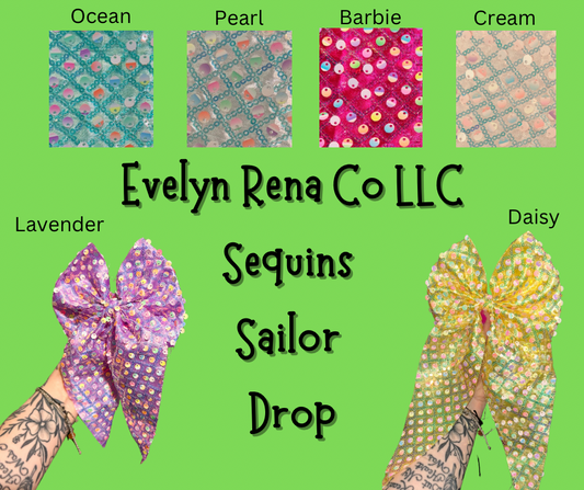 Sequins sailor bows