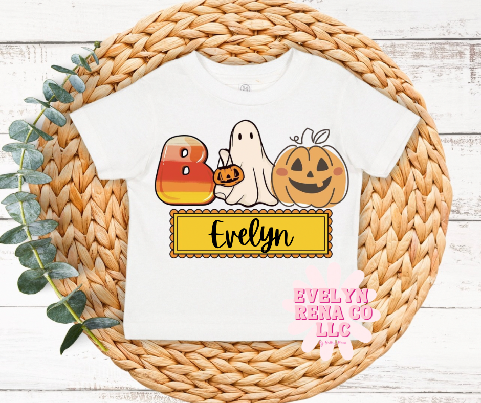 Halloween toddler custom tee