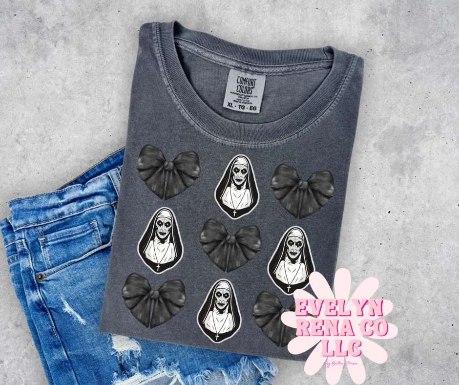 Nun vintage bows tee